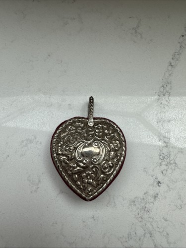 Silver hallmarked pin cushion - silver,