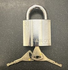 Abloy PL340 Hardened Padlock - 3 keys.