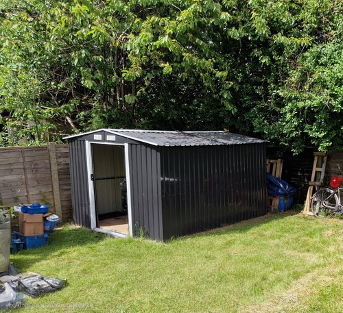 Metal garden shed 10ft - shed,