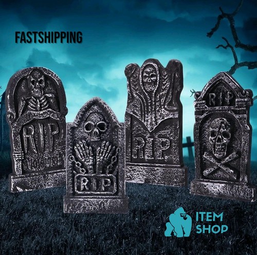 Foam rip graveyard tombstones - foam,