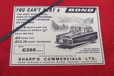 BOND MINICAR MICROCAR 1960