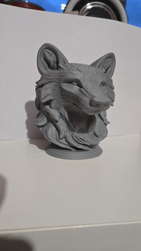 Wolf statue - wolf,