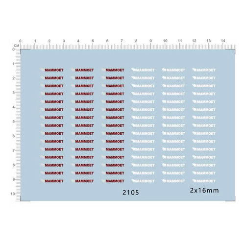 Water slide decal - slide, demac