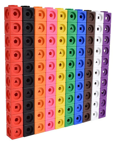 Maths linking cubes - linking, of