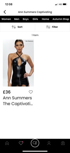 Ann summers suspender body - suspender,