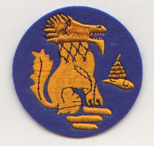 Embroidered chindit patch - chindit,
