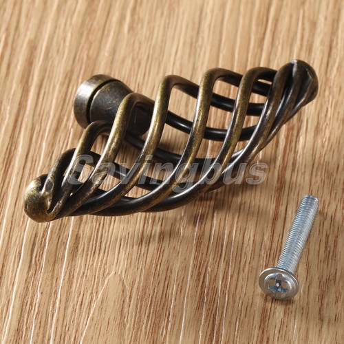10x vintage brass - brass, cage