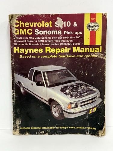 Haynes 24071 chevrolet - chevrolet, s-10