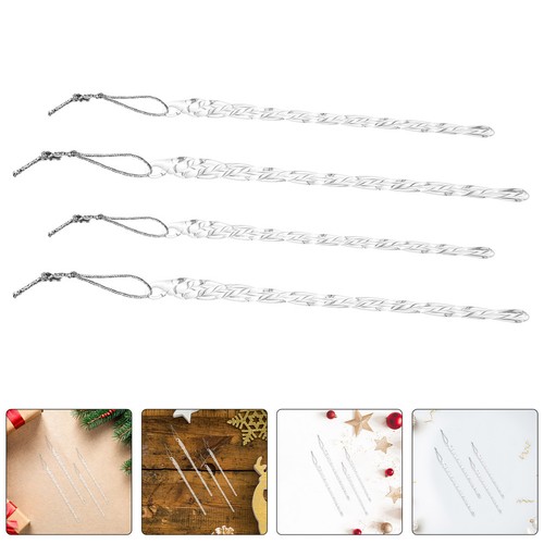Pcs glass icicles drop - pcs,