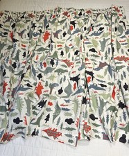 JOHN LEWIS Dinosaur Print Cotton Black-out Children’s Curtains 130x156