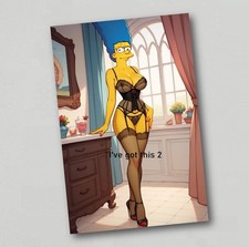 Fridge Magnet Marg Simpson -