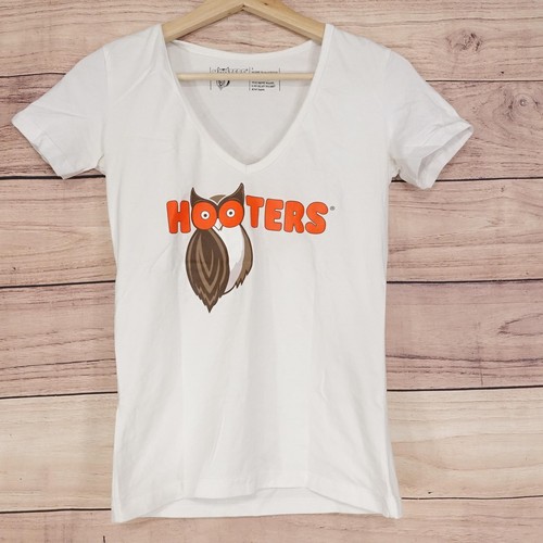 Hooters shirt womens white - hooters, s