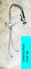 Commercial Rinse Kitchen Faucet.  Deck or Wall Mount Gun Tap Mixer Hot Cold Wash