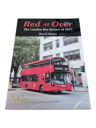 Red all over london bus - red,