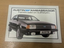 Austin Ambassador original sales brouchure - circa 1982