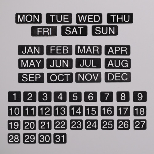 Calendar magnet set - set,
