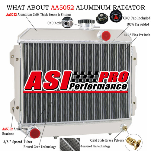 Rows radiator aluminium for - 3,