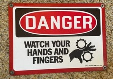 USED DANGER  SIGN Watch hands