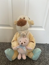 Walt Disney World Bedtime Tigger w/ Slippers and Bunny 12" Plush Winnie the Pooh