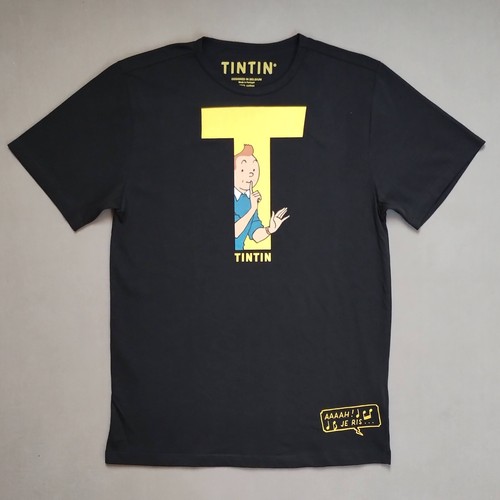 Tintin black shirt - black, t-shirt