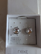 Square Swarovski crystal studs