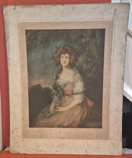 Antique Large Print Mrs