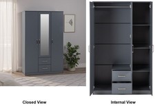 Mirrored Wardrobe 3 Door 2