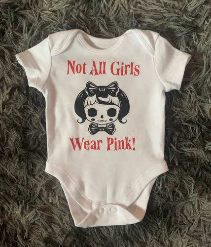 Goth girl baby vest not - girl,