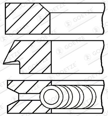 Wilmink wg1096275 piston ring - wilmink,
