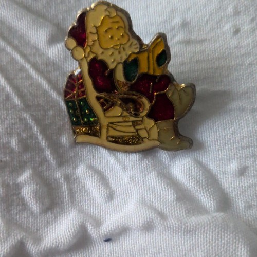 Enamel santa claus - claus, christmas