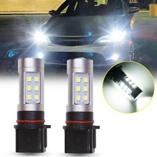 2Pcs P13W Cold White LED Bulbs Fog Daytime Running Light DRL For Audi A4 B8