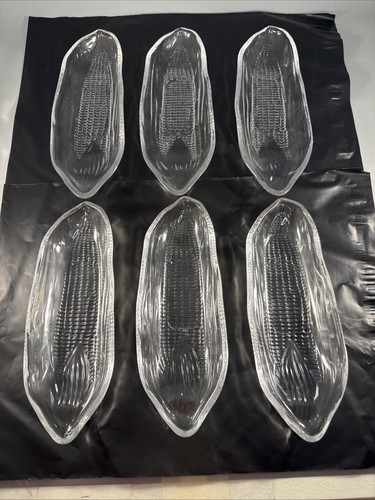 Set vintage clear pressed - 6,