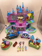 Polly Pocket Disney Magic Kingdom Disneyland Figure Toy Playset Moving Train 00’