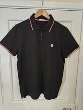 VGC Moncler Black Polo Shirt