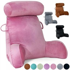 Cuddle Cushion Back Lumbar Support Head Rest Bed Reading Pillow Plump Soft Arms