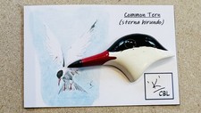 Common Tern Wooden Pin Badge