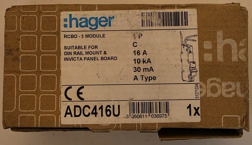 New hager amp single - single, pole
