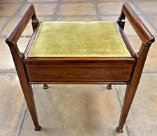 Antique Mahogany Inlaid Piano