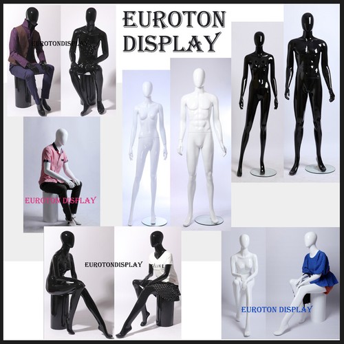 Sitting abstract mannequin - sitting,