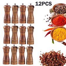 12PC Retro Refillable Wooden