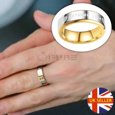 Size 8 (18mm) Q Hypoallergenic Forever Love Knot Engraved Band Men Wedding Ring