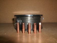 0.9mm x 0.45kg Gasless Fluxcore Mig Welding wire & 5 Tips For Parkside Welder