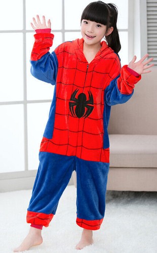 Kid spider man fleece cosplay - spider-man,