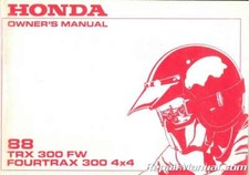 Used 1988 Honda TRX300FW