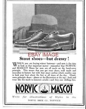 1927 Advert for NORVIC MASCOT Men's Oxford Shoes Small Original Print Ad 743/92
