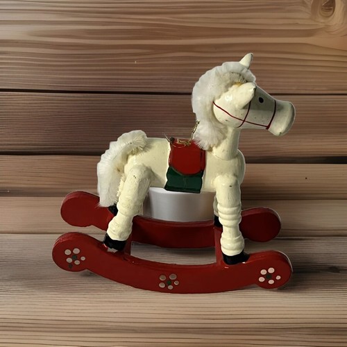 Wooden rocking horse - wooden,