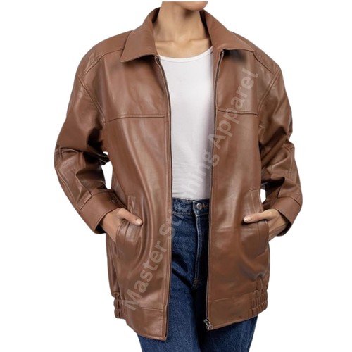 Leather jacket for women - jacket,