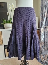 Monsoon Navy Broderie Anglaise