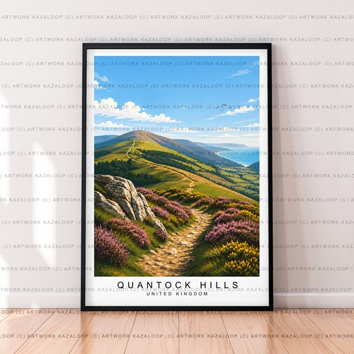 Quantock hills unframed - quantock,
