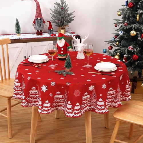 Christmas tablecloth washable - christmas,